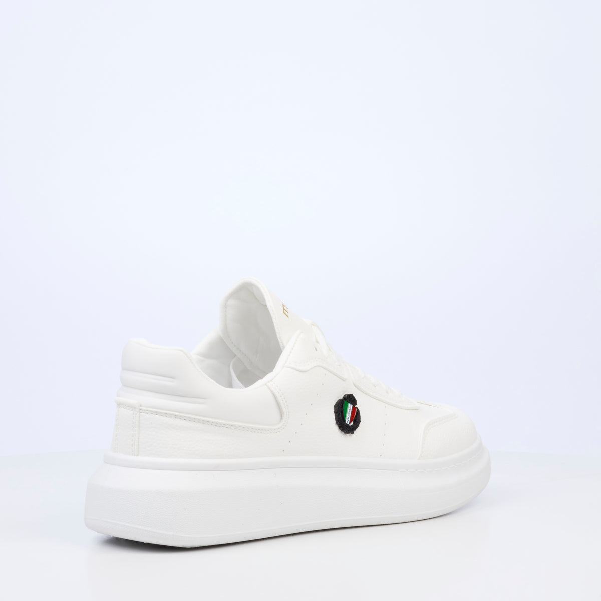 Mazerata Kelvis 3 Faux Nubuck Sneaker - White footwear Mazerata