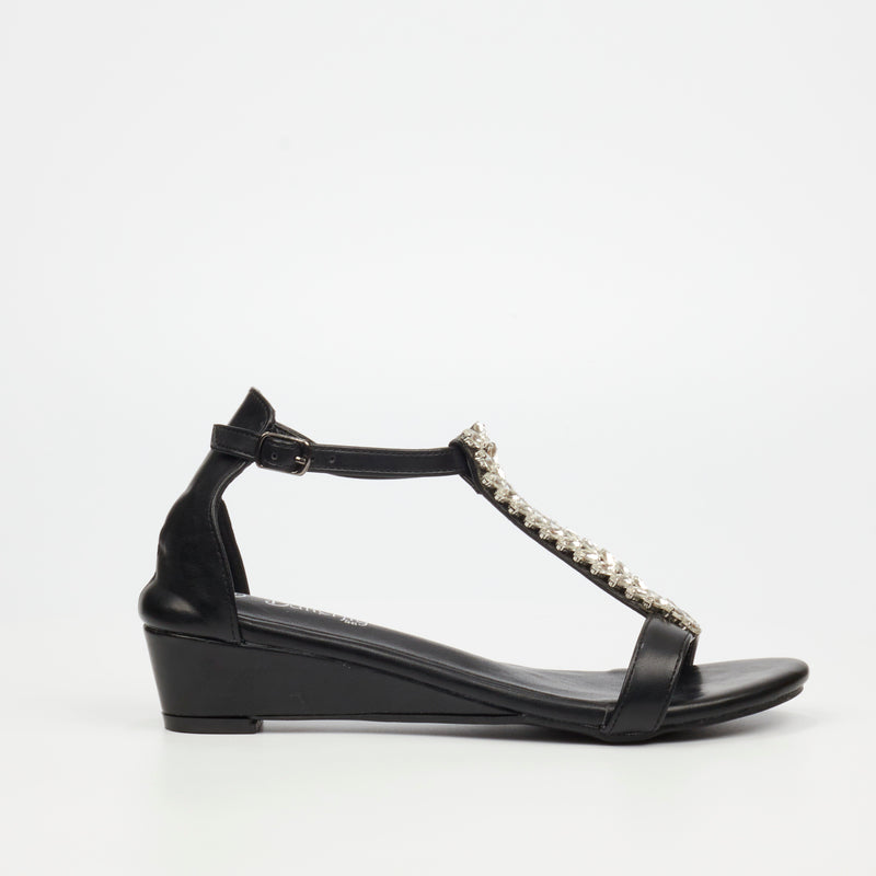 Butterfly Feet Kenna 1 Sandal - Black footwear Butterfly Feet   