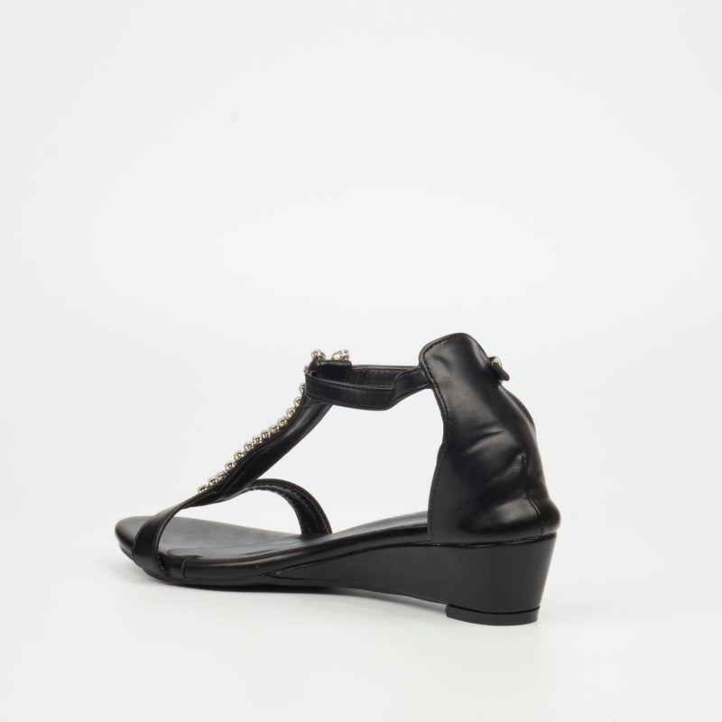 Butterfly Feet Kenna 1 Sandal - Black footwear Butterfly Feet   