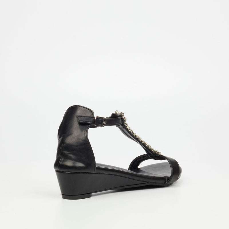 Butterfly Feet Kenna 1 Sandal - Black footwear Butterfly Feet   