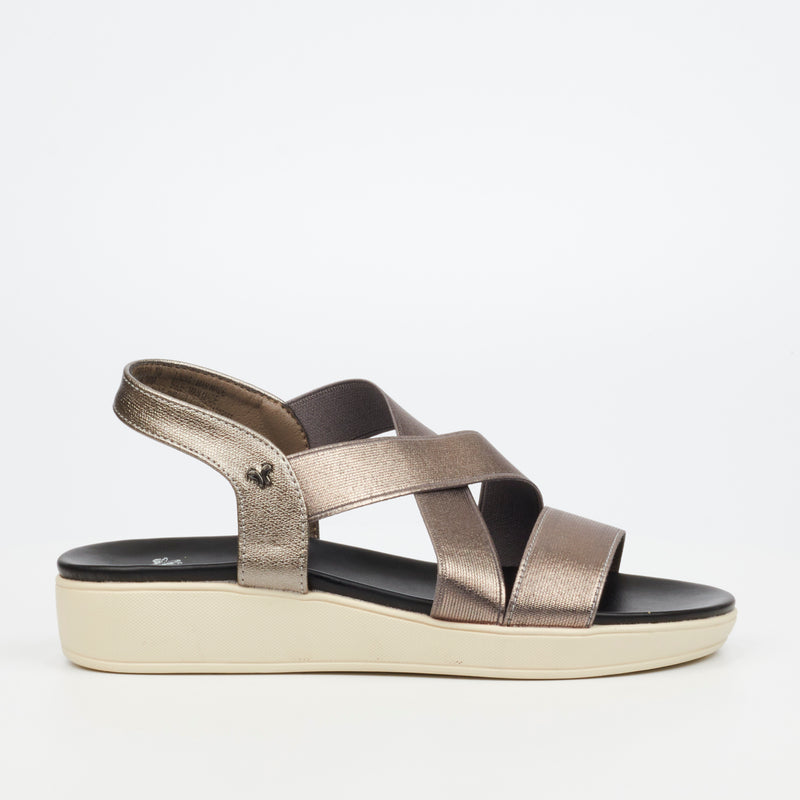 Butterfly Feet Kensley 1 Flatform - Pewter footwear Butterfly Feet   