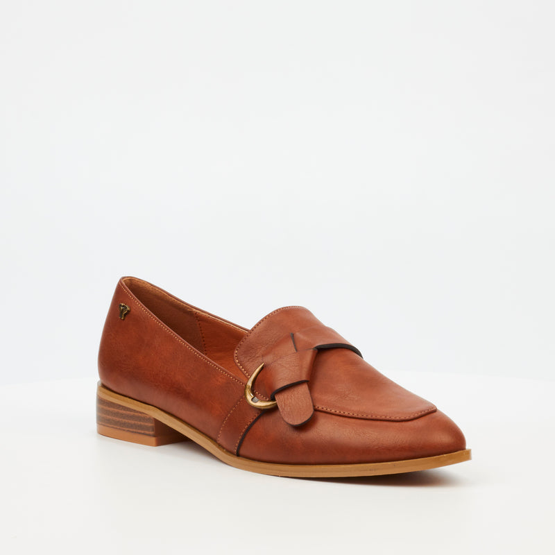 Butterfly Feet Kerene 5 Loafer - Tan footwear Butterfly Feet   