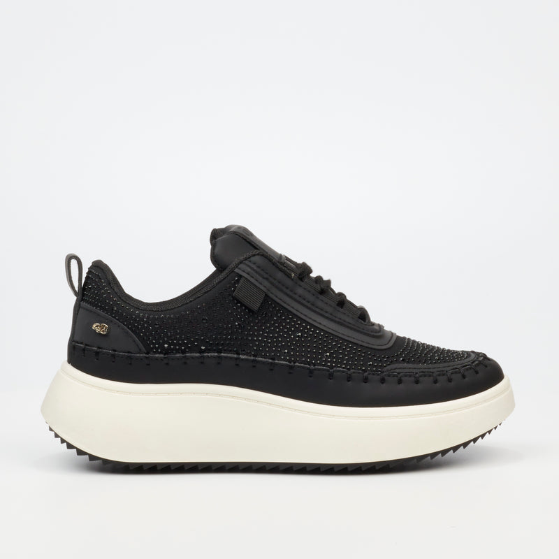 Miss Black Kimberly 1 Sneaker - Black footwear Miss Black   