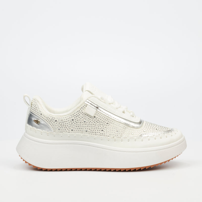 Miss Black Kimberly 1 Sneaker - White footwear Miss Black   