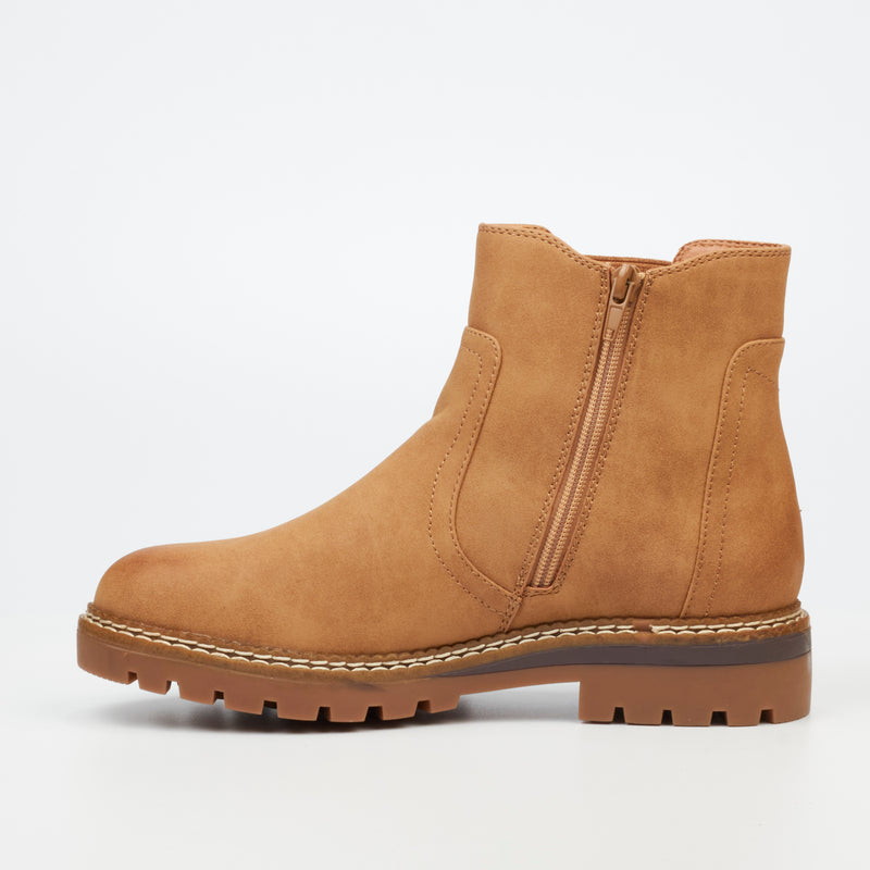 Miss Black Knox 2 Ankle Boot - Camel footwear Miss Black