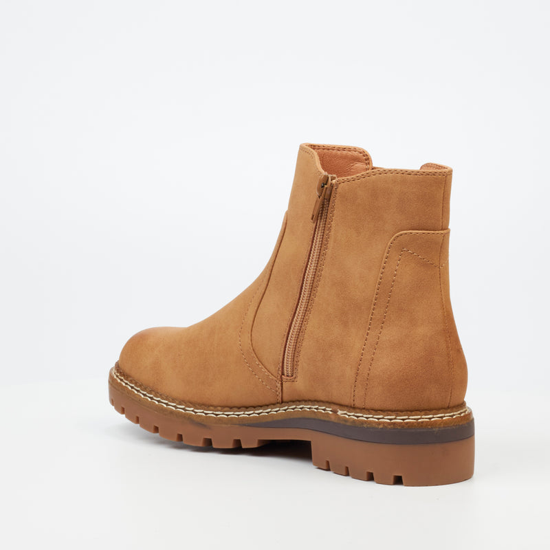 Miss Black Knox 2 Ankle Boot - Camel footwear Miss Black