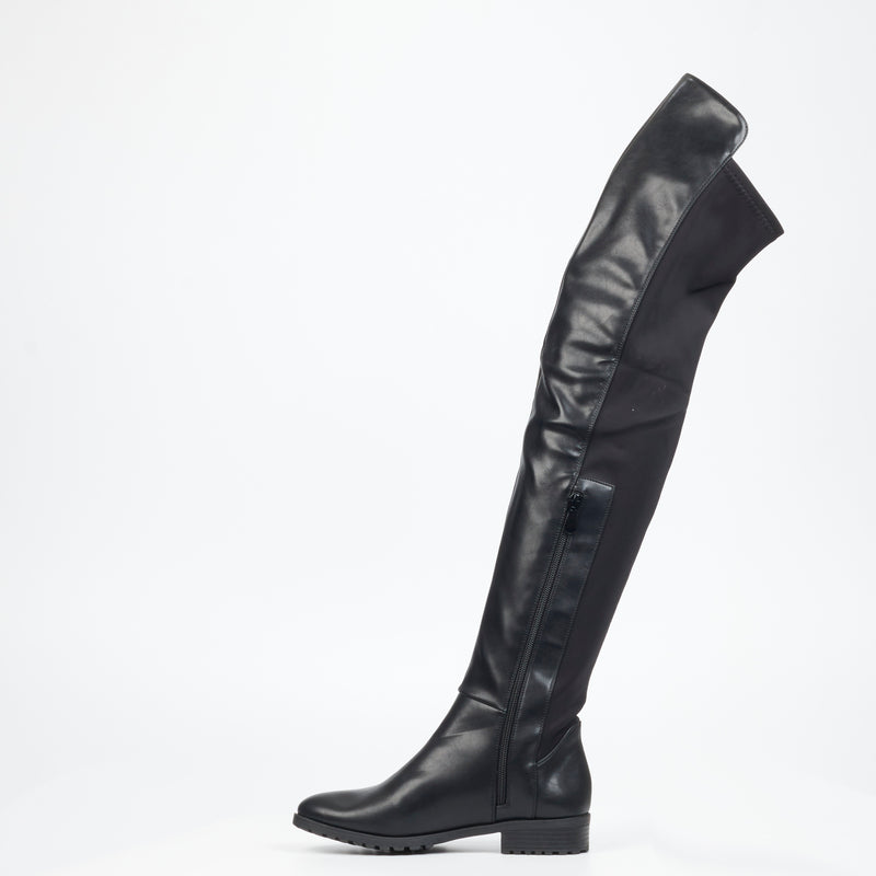 Miss Black Krabi 1 High Boot - Black footwear Miss Black   