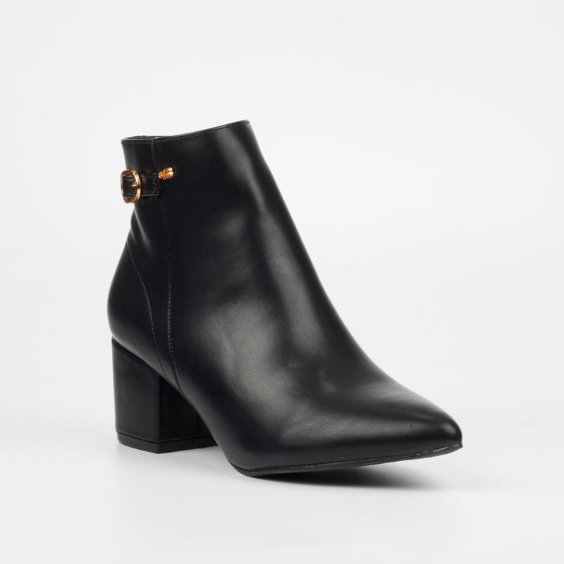 Miss Black Kris 1 Ankle Boot - Black footwear Miss Black