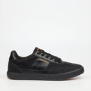 Urbanart L.A 30 Faux Nubuck / Knit Sneaker - Black footwear UBRT