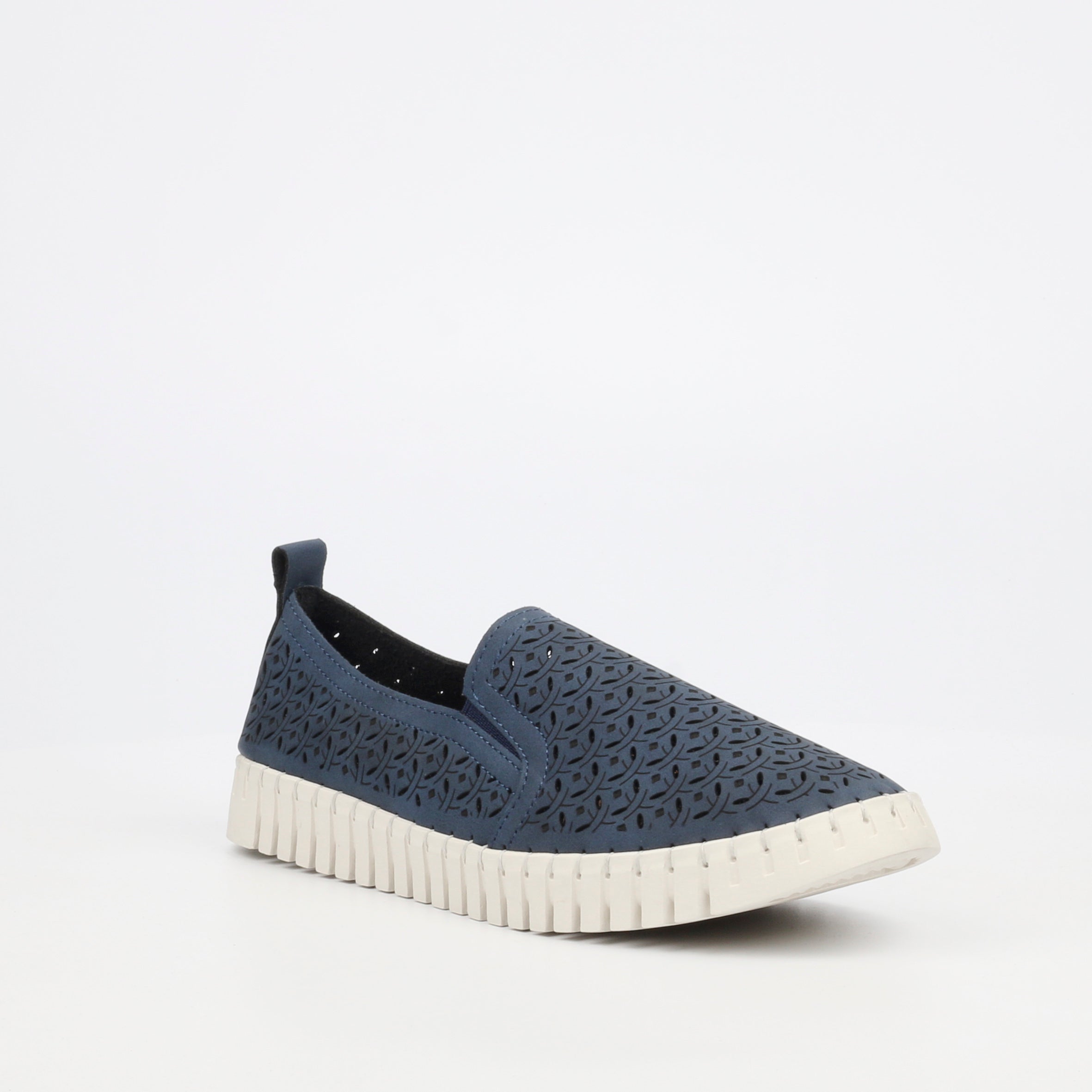 Butterfly Classics Laguna 1 Faux Nubuck Pumps - Navy footwear Butterfly Classics