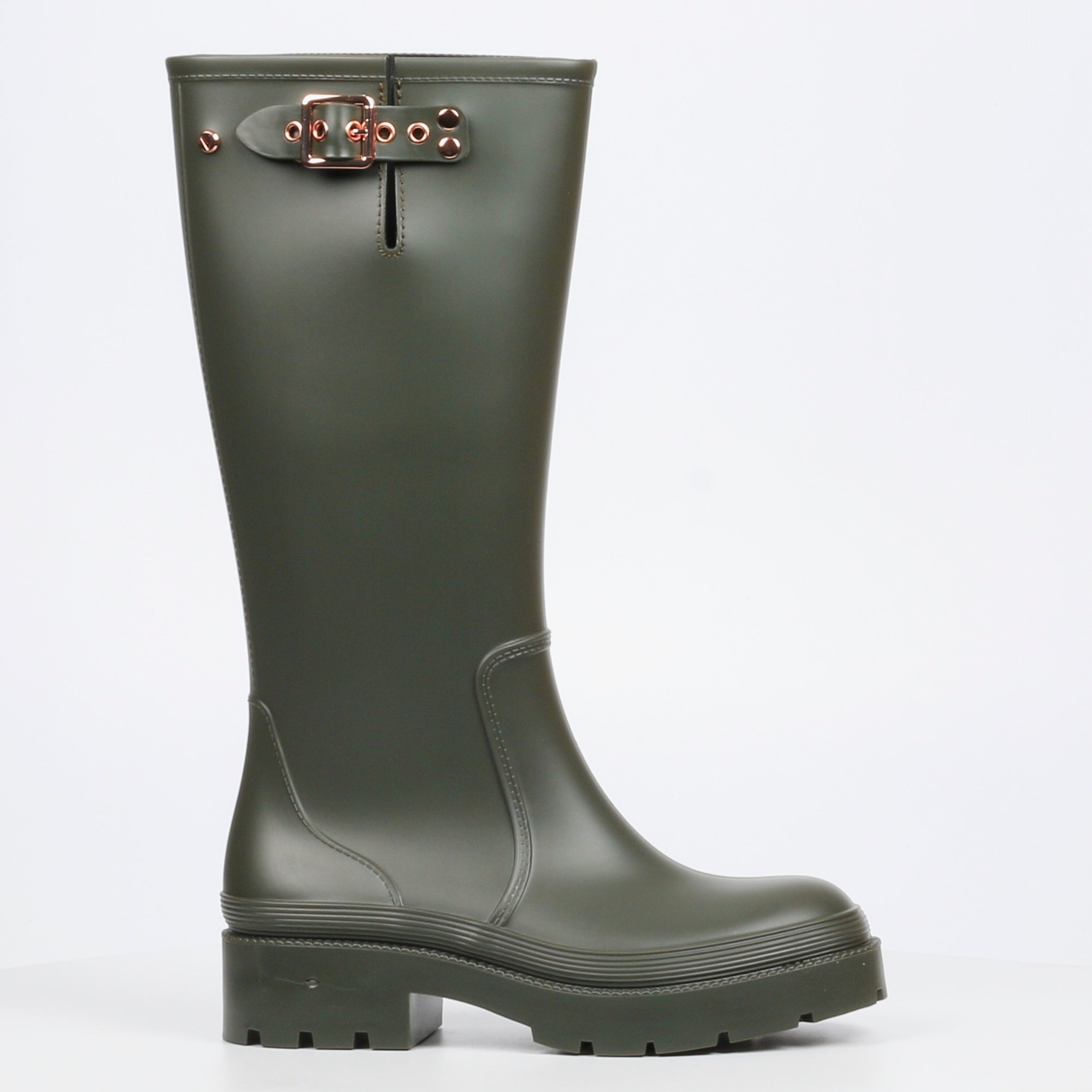 Viabeach Laine 2 High Boots - Khaki footwear Viabeach
