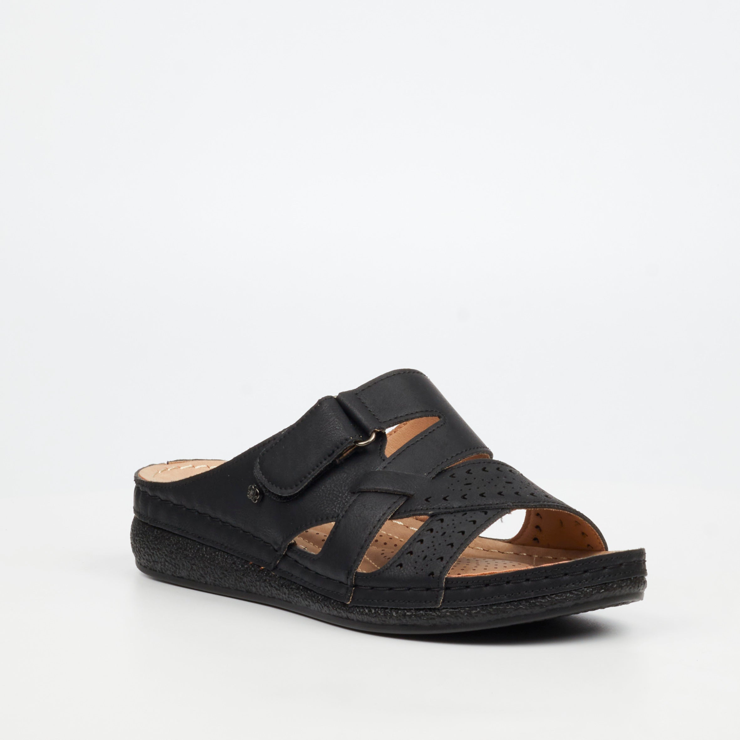 Butterfly Classics Lainey 1 Wedge - Black footwear Butterfly Classics