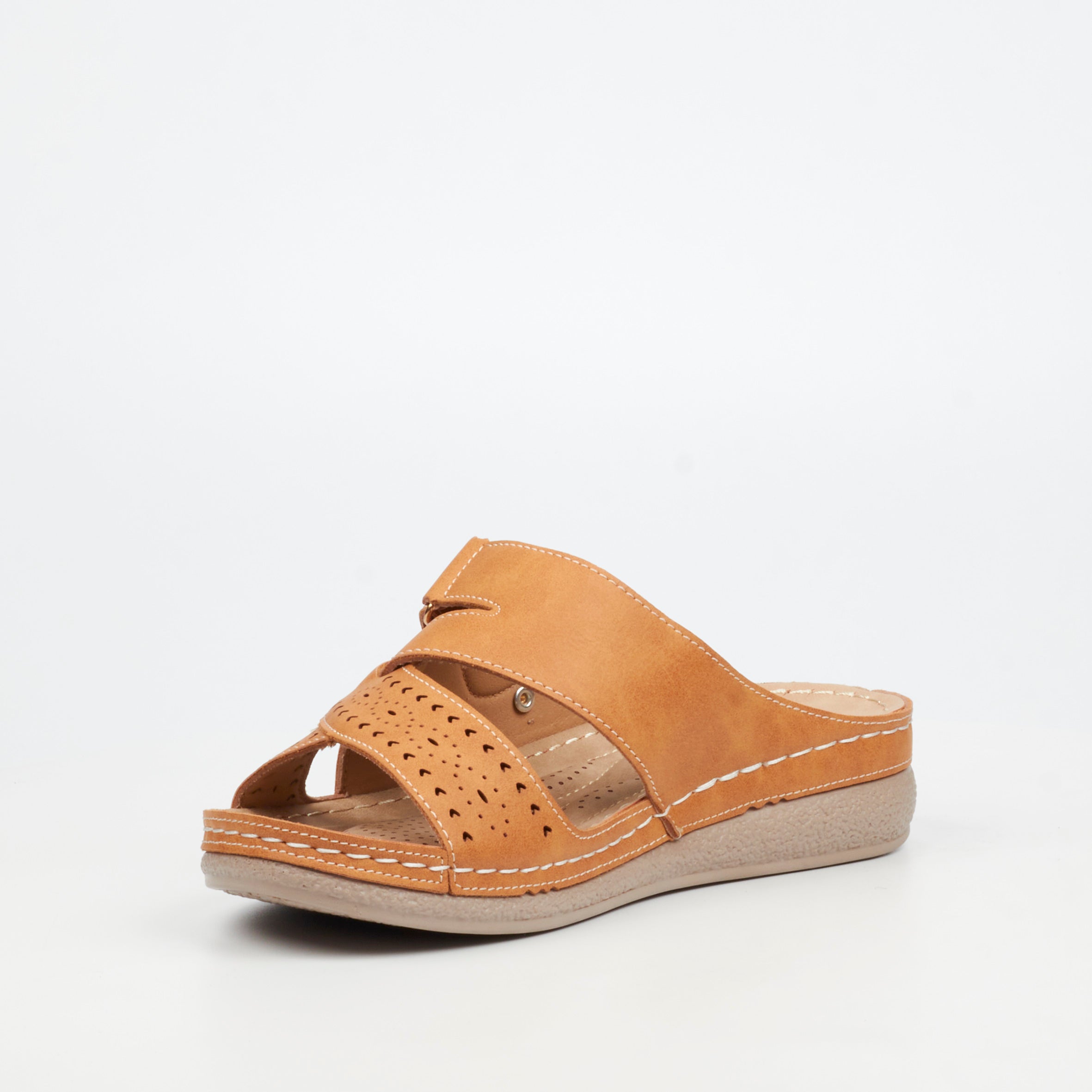 Butterfly Classics Lainey 1 Wedge - Tan footwear Butterfly Classics