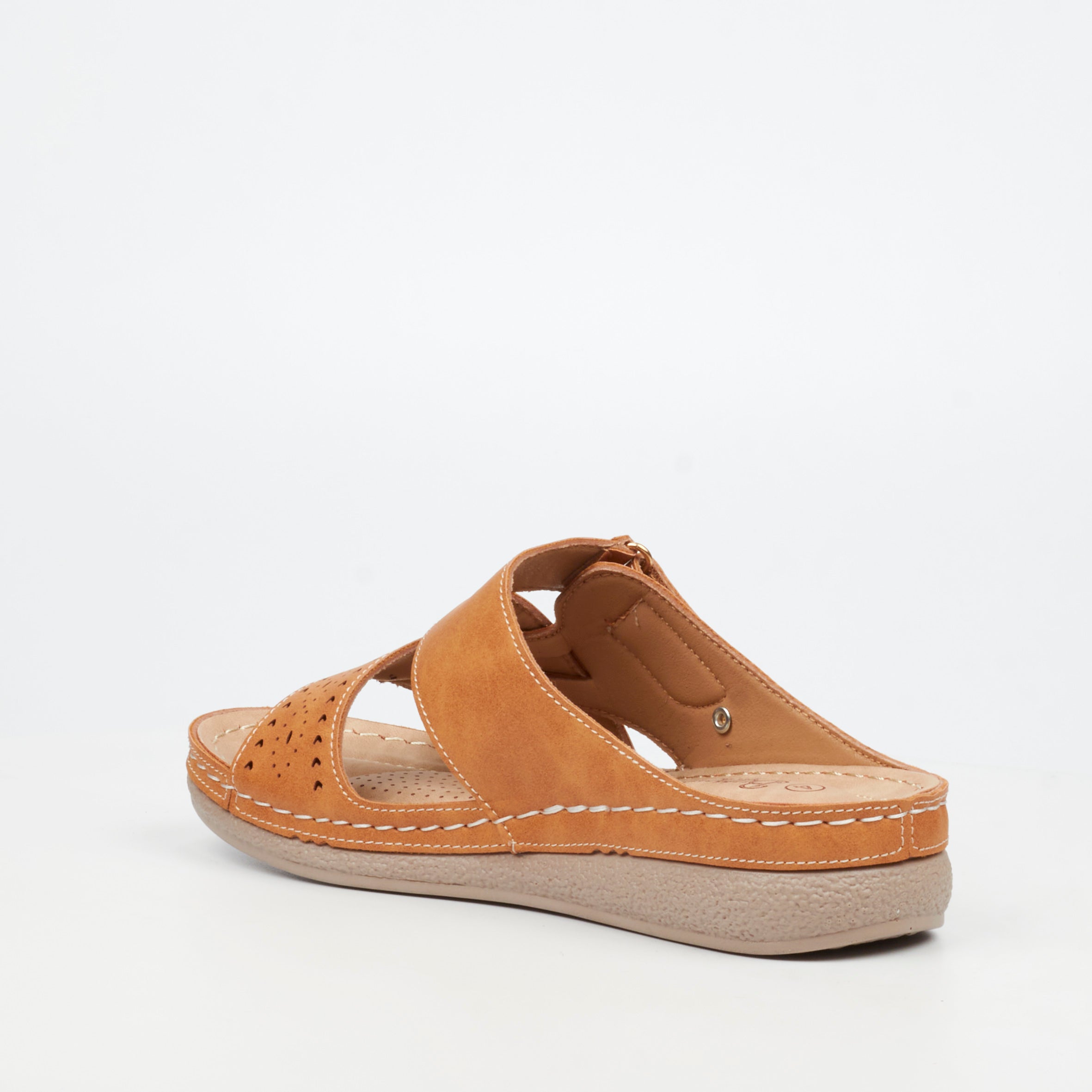 Butterfly Classics Lainey 1 Wedge - Tan footwear Butterfly Classics