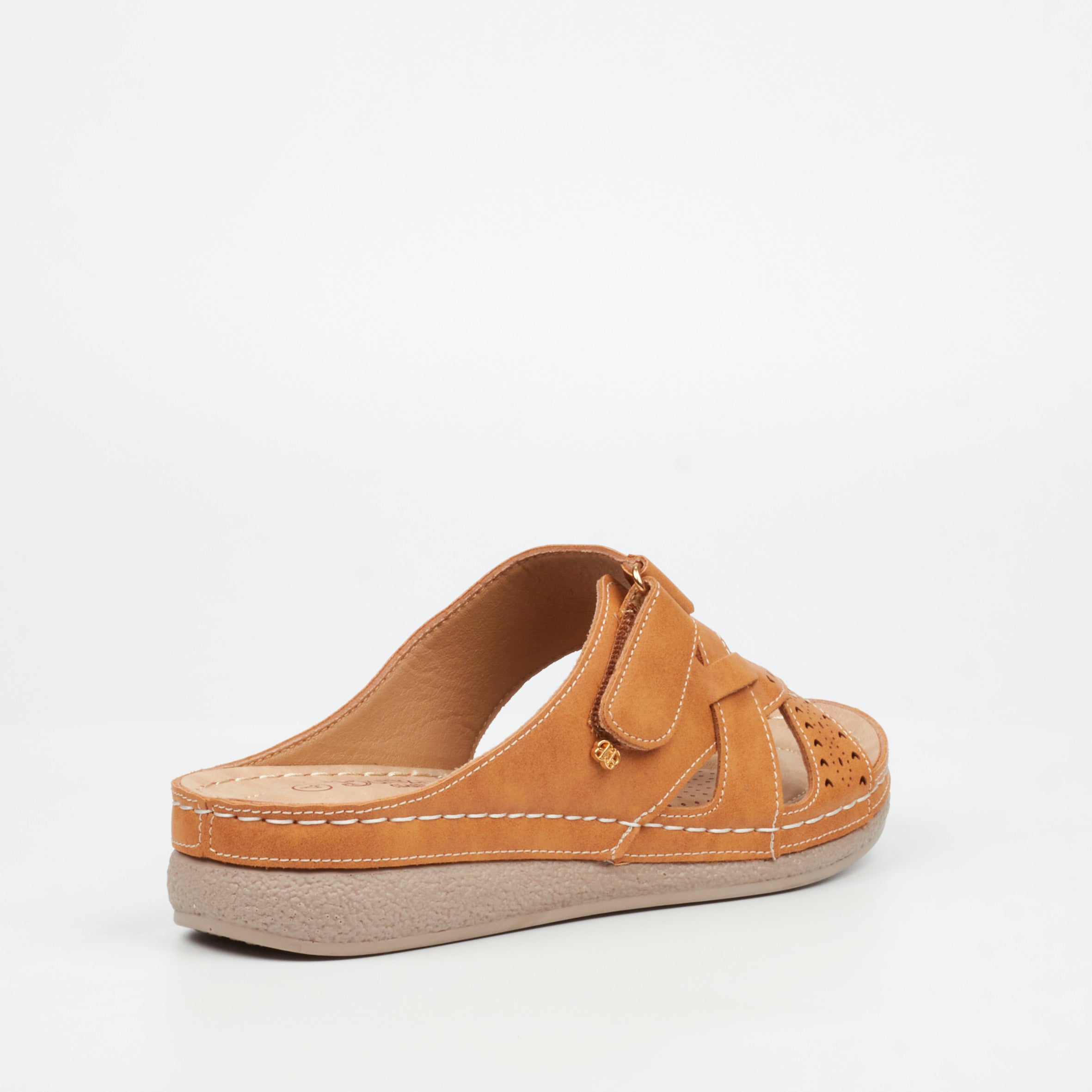 Butterfly Classics Lainey 1 Wedge - Tan footwear Butterfly Classics