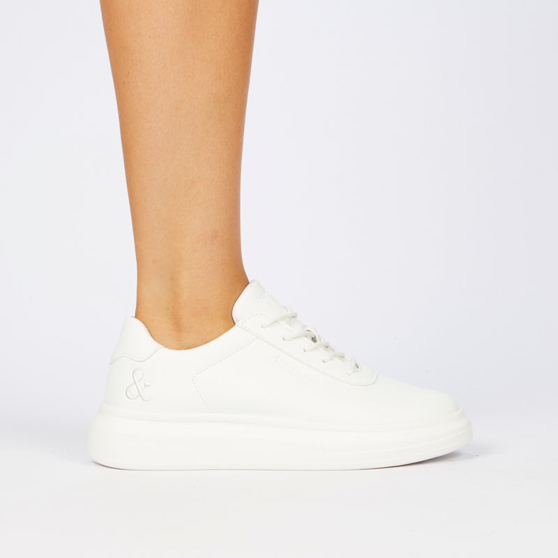 Heart & Sole Lakshmi 1 Sneaker - White footwear Heart & Sole