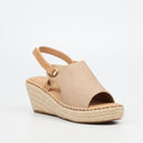 Butterfly Feet Lanah 1 Wedge - Beige footwear Butterfly Feet