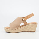 Butterfly Feet Lanah 1 Wedge - Beige footwear Butterfly Feet