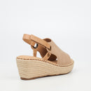 Butterfly Feet Lanah 1 Wedge - Beige footwear Butterfly Feet