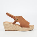 Butterfly Feet Lanah 1 Wedge - Tan footwear Butterfly Feet