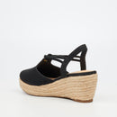 Butterfly Feet Lanah 3 Wedge - Black footwear Butterfly Feet