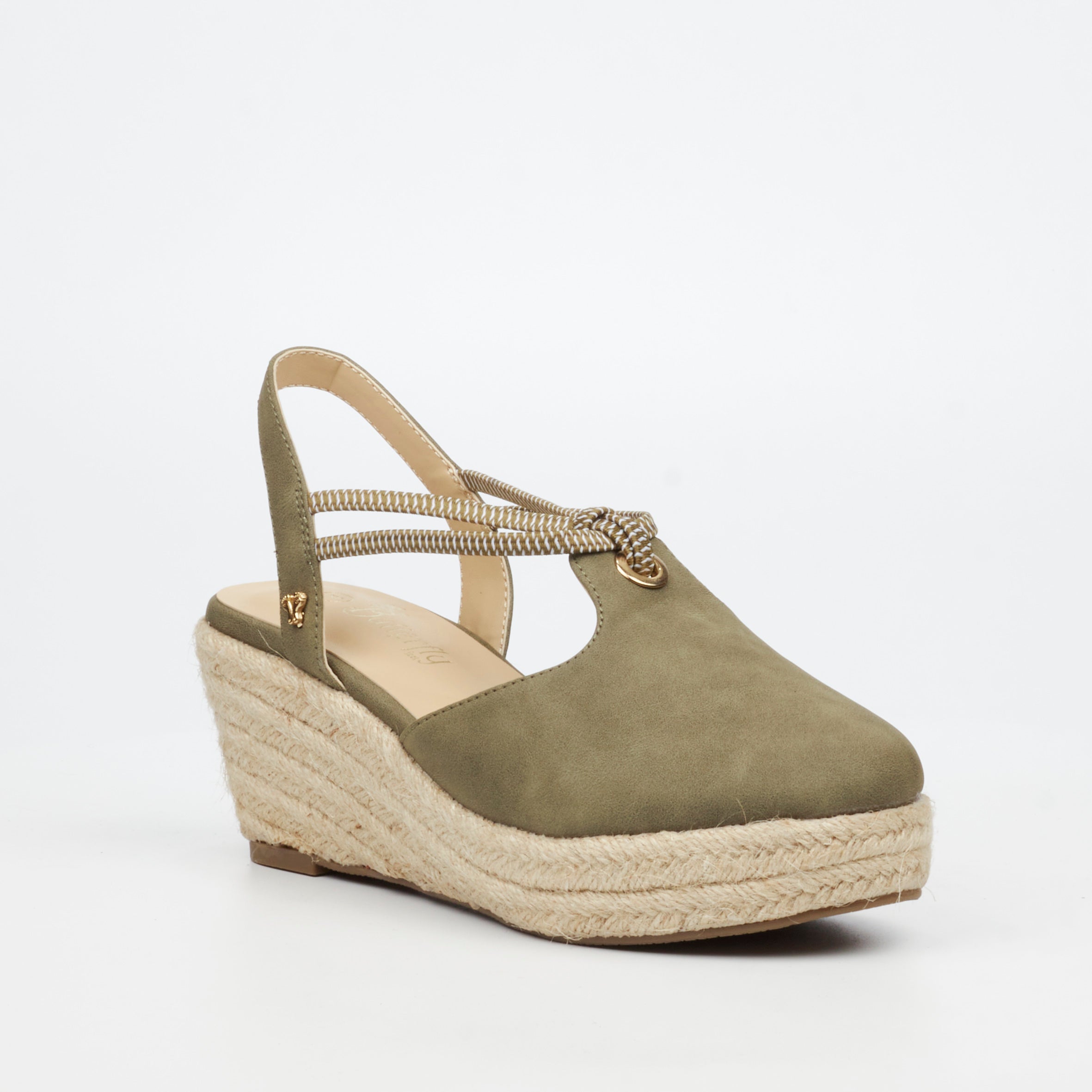 Butterfly Feet Lanah 3 Wedge - Olive footwear Butterfly Feet