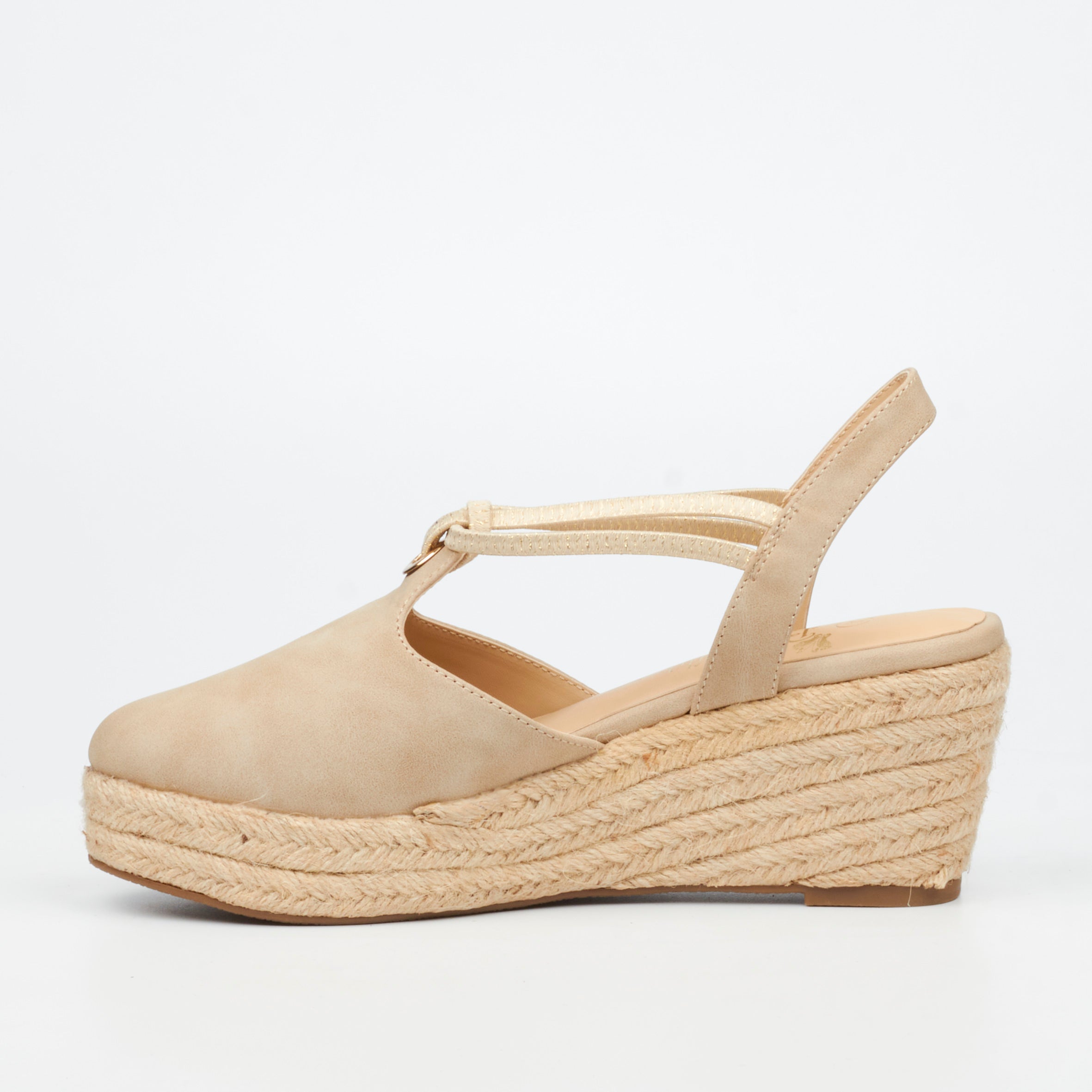 Butterfly Feet Lanah 3 Wedge - Taupe footwear Butterfly Feet