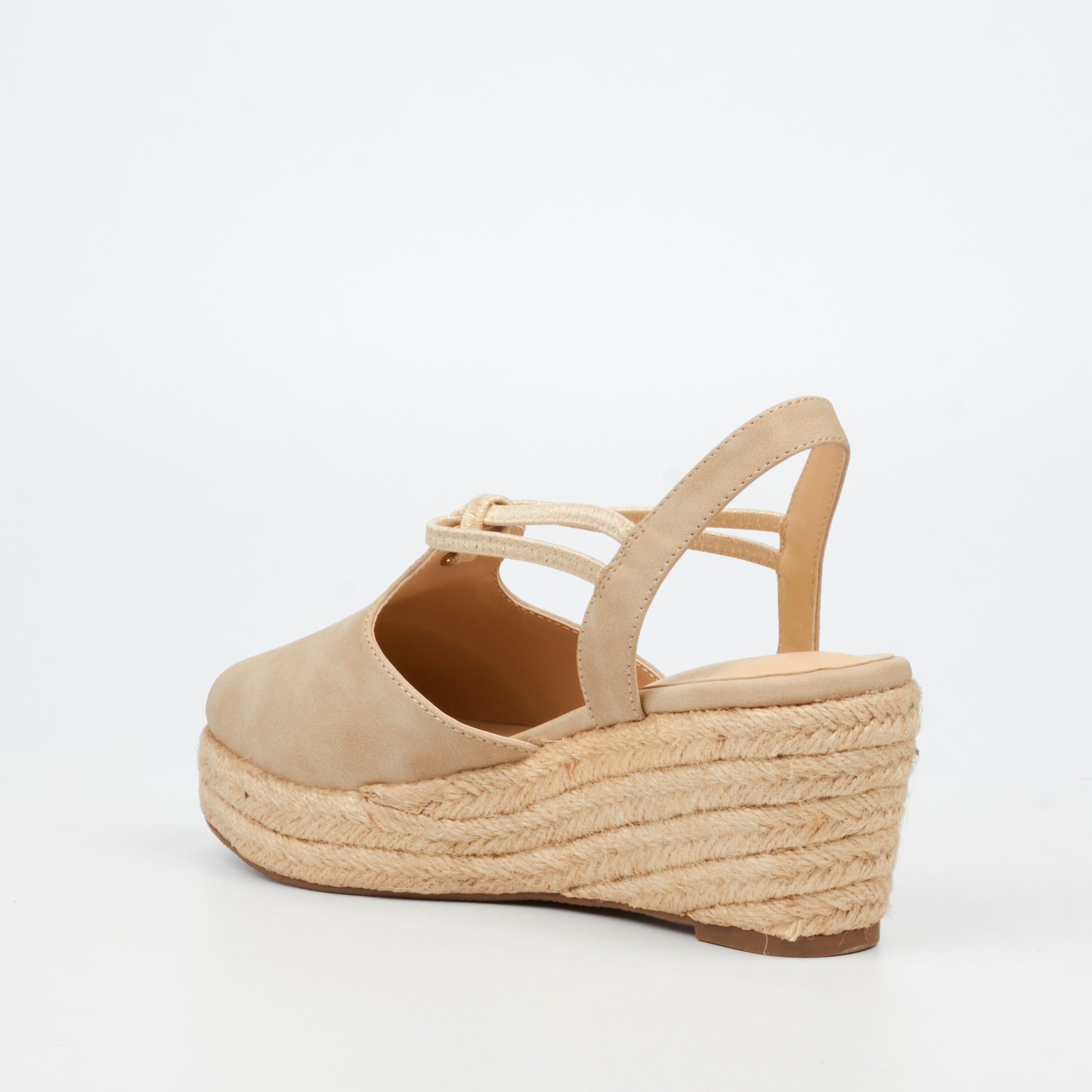 Butterfly Feet Lanah 3 Wedge - Taupe footwear Butterfly Feet
