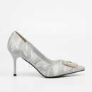 Butterfly Feet Lanelle 3 Court - Silver