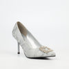 Butterfly Feet Lanelle 3 Court - Silver footwear Butterfly Feet