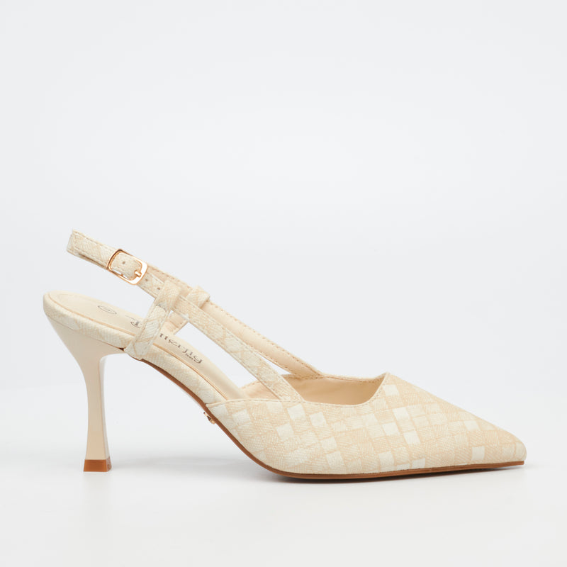 Butterfly Feet Latoya 1 Heel - Beige footwear Butterfly Feet