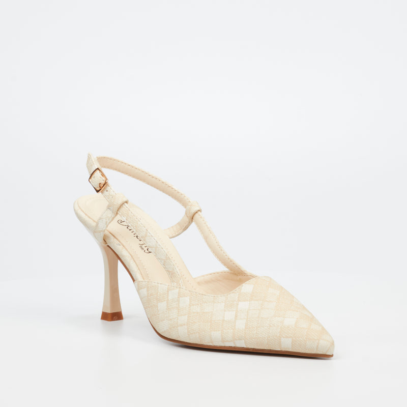 Butterfly Feet Latoya 1 Heel - Beige footwear Butterfly Feet