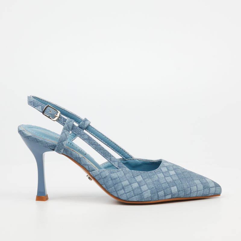 Butterfly Feet Latoya 1 Heel - Blue footwear Butterfly Feet