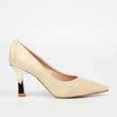 Butterfly Feet Leandra 1 Court - Beige footwear Butterfly Feet