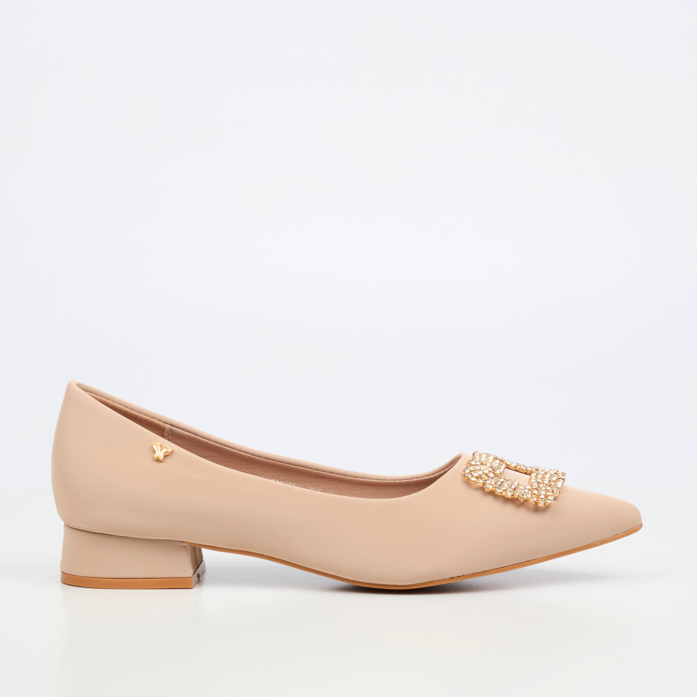 Butterfly Feet Leonore 1 Court - Nude footwear Butterfly Feet