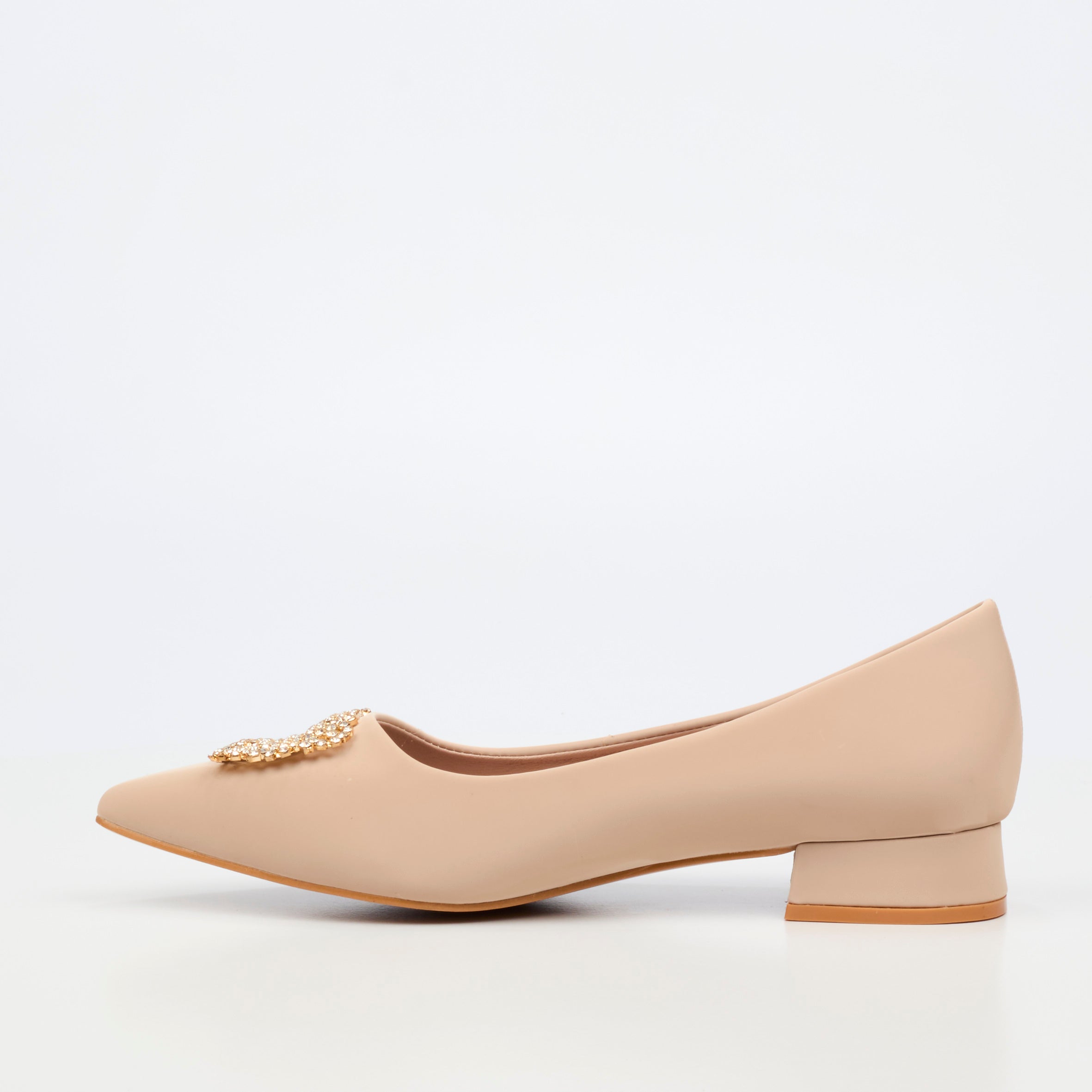 Butterfly Feet Leonore 1 Court - Nude footwear Butterfly Feet