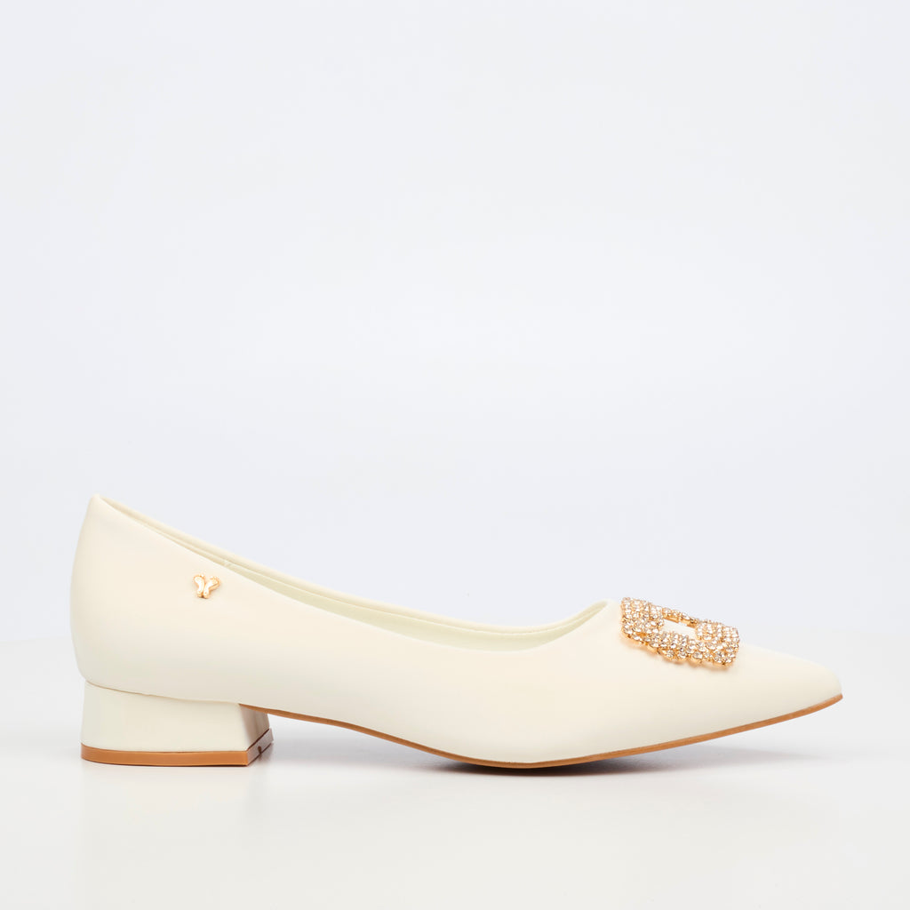 Butterfly Feet Leonore 1 Court - White