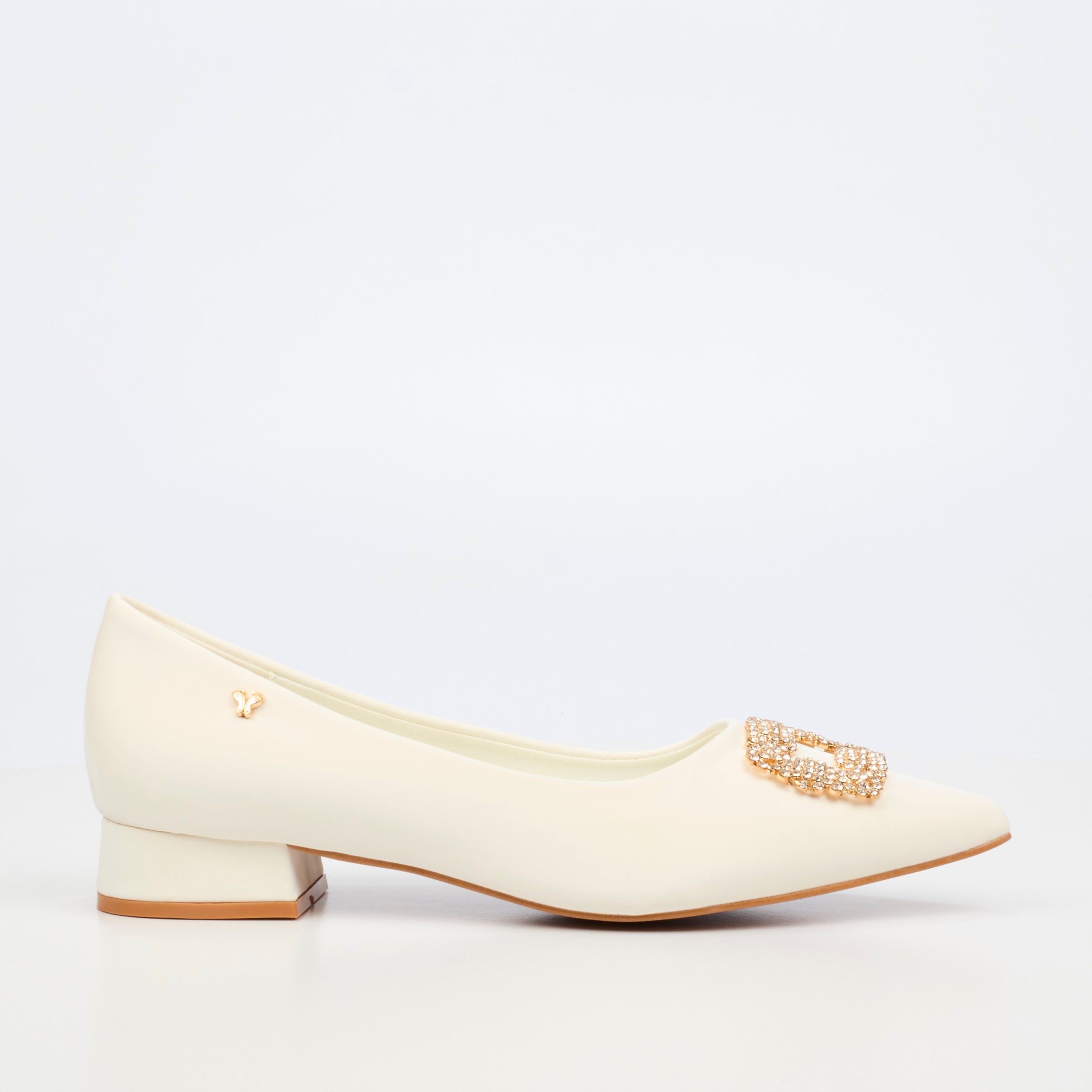 Butterfly Feet Leonore 1 Court - White footwear Butterfly Feet