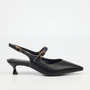 Butterfly Feet Leora 1 Heel - Black footwear Butterfly Feet