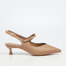 Butterfly Feet Leora 1 Heels - Taupe footwear Butterfly Feet