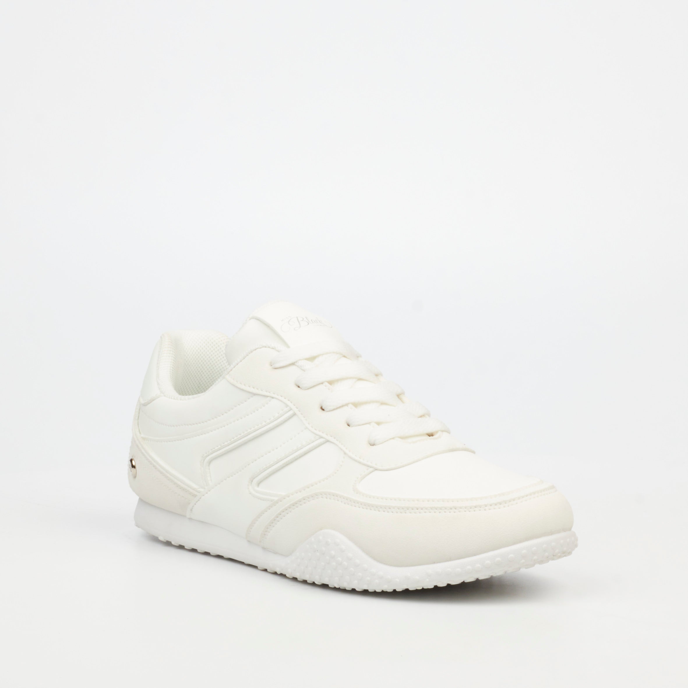 Levazzo 1 Sneakers Faux Leather / Faux Suede - White footwear Miss Black