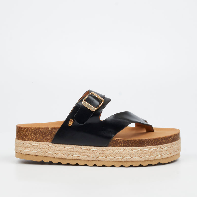 MIss Black Lexicon 1 Flatform - Black footwear Miss Black