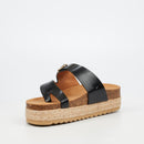 MIss Black Lexicon 1 Flatform - Black footwear Miss Black