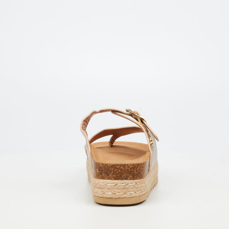 Miss Black Lexicon 1 Flatform - Champagne footwear Miss Black