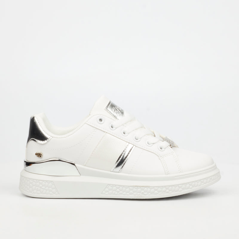 Miss Black Lezan 1 Sneaker - White footwear Miss Black