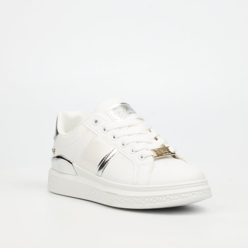 Miss Black Lezan 1 Sneaker - White footwear Miss Black