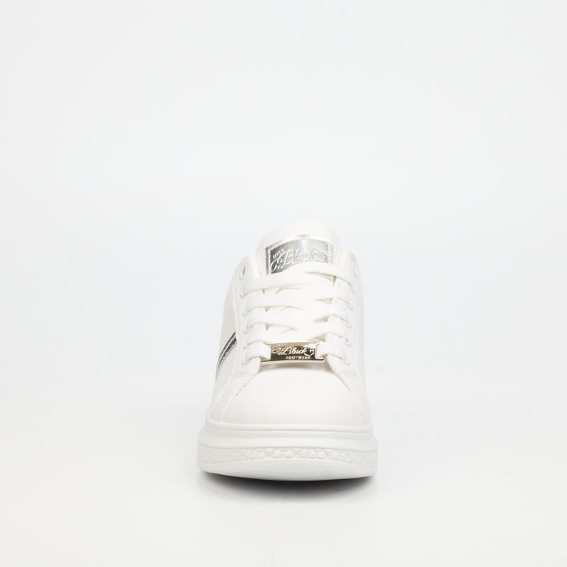 Miss Black Lezan 1 Sneaker - White footwear Miss Black