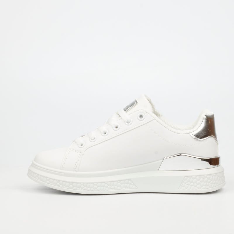 Miss Black Lezan 1 Sneaker - White footwear Miss Black