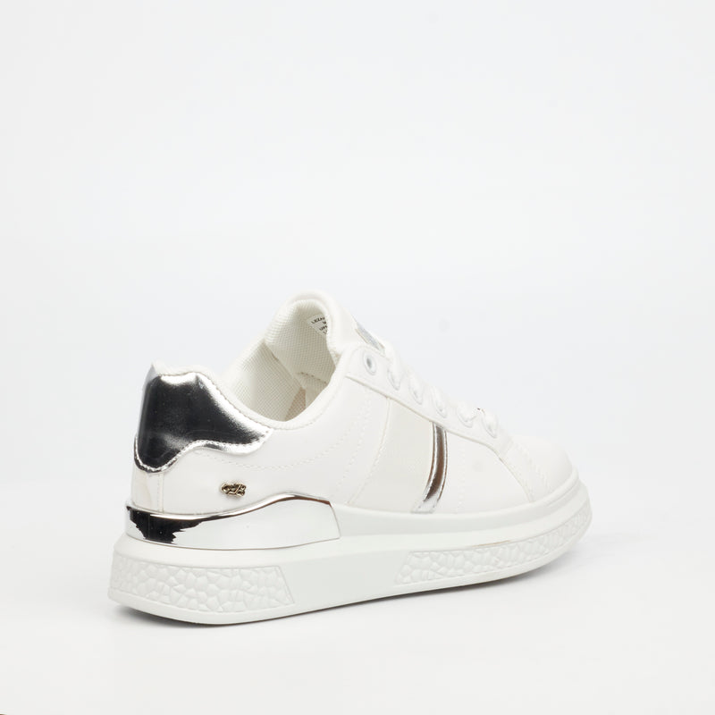 Miss Black Lezan 1 Sneaker - White footwear Miss Black