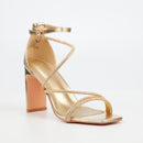 Miss Black Liliana 2 Heel - Gold footwear Miss Black